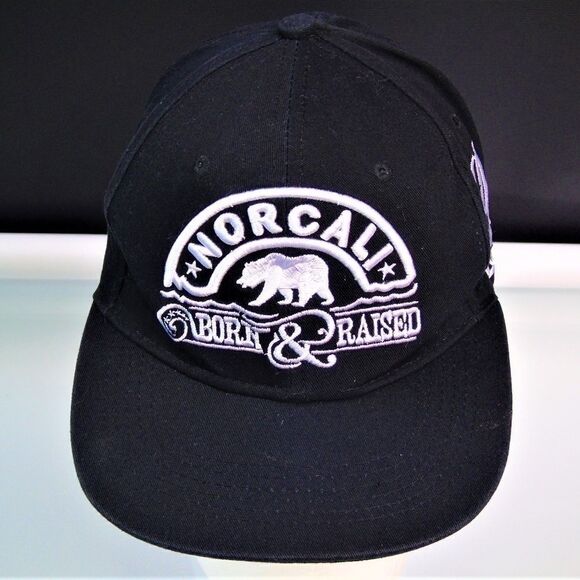 NorCali Born & Raised Pro CALI Bear Snapback Hat - Picture 2 of 8